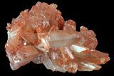 Natural, Red Quartz Crystal Cluster - Morocco #84347-1